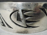 Marvelous Vintage Hopi Sterling Silver Bracelet Native American-Nativo Arts