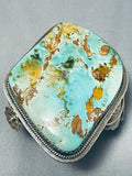 Native American One Of The Best Museum Vintage Royston Turquoise Sterling Silver Bracelet-Nativo Arts