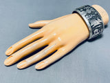 Singer Vintage Native American Navajo Sterling Silver Monument Valley Bracelet Cuff-Nativo Arts