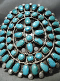 Newsworthy Vintage Native American Navajo Turquoise Sterling Silver Bracelet Old-Nativo Arts