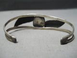 Exquisite Vintage Native American Navajo Turquoise Sterling Silver Bracelet Old-Nativo Arts