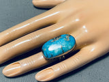 Very Important Jimmie King Jr Vintage Native American Navajo Sterling Silver Ring-Nativo Arts