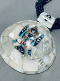 Incredible Vintage Turquoise Sterling Silver Necklace-Nativo Arts