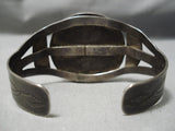 Earlier Vintage Navajo 1900's Sterling Silver Native American Coin Bracelet Old-Nativo Arts