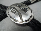 Impressive Navajo Sterling Silver Bolo Native American-Nativo Arts