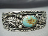 Manygoats Vintage Native American Navajo Royston Turquoise Sterling Silver Bracelet-Nativo Arts