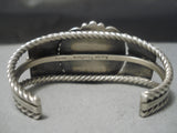 Important Last Chance Turquoise Mine Vintage Native American Navajo Sterling Silver Bracelet-Nativo Arts