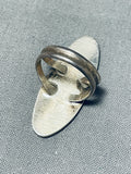 Unique Vintage Native American Hopi Sterling Silver Swirl Ring Old-Nativo Arts