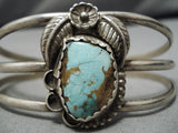 Vintage Navajo Royston Turquoise Sterling Silver Native American Bracelet-Nativo Arts