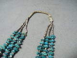 Vibrant Vintage Santo Domingo Royston Turquoise Necklace Native American Old-Nativo Arts