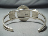 Eddy Cooyate Native American Zuni Turquoise Synthetic Opal Needlepoint Sterling Silver Bracelet-Nativo Arts