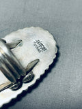 Important Biggest Vintage Native American Navajo Ben Begaye (d) Lapis Sterling Silver Ring-Nativo Arts
