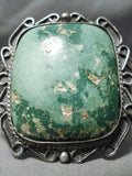 One Of The Best Ever Vintage Native American Navajo Cerrillos Turquoise Sterling Silver Bracelet-Nativo Arts