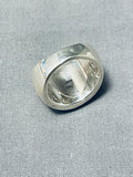 Excellent Native American Navajo Spiny Oyster Sterling Silver Ring-Nativo Arts