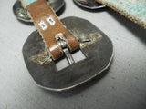 Detailed Early Vintage Native American Navajo Sterling Silver Arrow Concho Belt Old-Nativo Arts