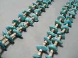 Magnificent Vintage Navajo Turquoise Necklace Old Native American-Nativo Arts