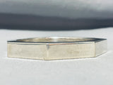 Native American One Of The Best Ever Quality Workmanship Sterling Silver Bangle Bracelet-Nativo Arts