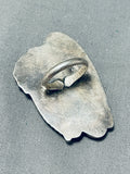Museum Quality Vintage Native American Navajo Bisbee Turquoise Sterling Silver Ring-Nativo Arts