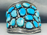 Monster Authentic Vintage Native American Navajo Turquoise Sterling Silver Bracelet-Nativo Arts