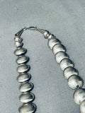 Concho Love Vintage Native American Navajo Sterling Silver Necklace-Nativo Arts