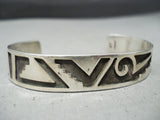Excellent Navajo Sterling Silver Bracelet Native American-Nativo Arts