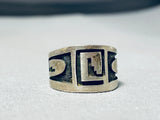 Magnificent Vintage Native American Navajo Sterling Silver Band Ring-Nativo Arts