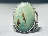 Superb Native American Navajo Royston Turquoise Sterling Silver Ring-Nativo Arts