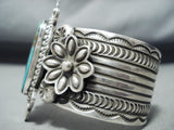 Al Sanchez Native American Navajo Royston Turquoise Sterling Silver Bracelet-Nativo Arts