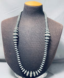 One Of The Most Unique Ever Vintage Native American Navajo Sterling Silver Necklace-Nativo Arts
