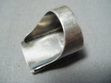 Historical Michael Kabotie Vintage Native American Hopi Sterling Silver Ring- Extremely Rare-Nativo Arts