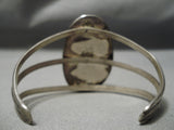 Incredible Vivid Vintage Native American Navajo Royston Turquoise Sterling Silver Bracelet Old-Nativo Arts
