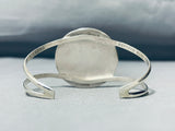 Hand Carved Bluejay Vintage Native American Zuni Turquoise Sterling Silver Bracelet-Nativo Arts
