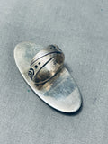 The Most Unique Vintage Native American Navajo Ben Begaye Sterling Silver Ring Old-Nativo Arts