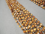 Native American Important Coriz Santo Domingo Sterling Silver Coral Heishi Necklace-Nativo Arts