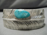 Important Vintage Native American Navajo Ben Begaye Sterling Silver Feather Master Bracelet-Nativo Arts