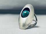 One Of A Kind Vintage Native American Navajo Royston Sterling Silver Shadowbox Ring-Nativo Arts