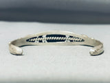 Native American Impressive Vintage Morenci Turquoise Sterling Silver Bracelet-Nativo Arts