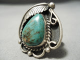 Wonderful Vintage Native American Navajo Royston Turquoise Sterling Silver Ring-Nativo Arts