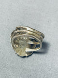 Tremendous Vintage Native American Navajo Royston Turquoise Sterling Silver Ring-Nativo Arts