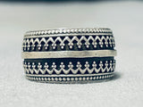 One Of The Most Detailed Ever Southwestern Sterling Silver Ring-Nativo Arts