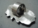 Heavy 41 Gram San Felipe Sterling Silver Chief Head Ring-Nativo Arts