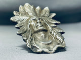 Impressive San Felipe Sterling Silver Ring-Nativo Arts