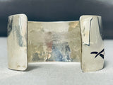 Freddy Douglas Vintage Signed Native American Navajo Sterling Silver Horse Bracelet-Nativo Arts