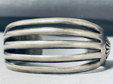 Rare Vintage Native American Navajo Sterling Silver Bracelet-Nativo Arts