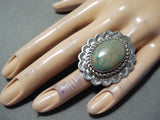 Exquisite San Felipe Royston Turquoise Sterling Silver Ring-Nativo Arts