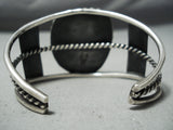 One Of Best Early Carico Lake Turquoise Vintage Native American Navajo Sterling Silver Bracelet-Nativo Arts