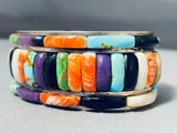 Native American Important Vintage Carlos Eagle Turquoise Sterling Silver Bracelet-Nativo Arts