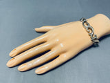 Incredible Vintage Native American Navajo Sterling Silver Vine Bracelet-Nativo Arts