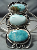 Danny Smith Navajo Royston Turquoise Sterling Silver Bracelet Native American-Nativo Arts