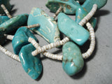 Magnificent Vintage Navajo Royston Turquoise Necklace Native American Old-Nativo Arts